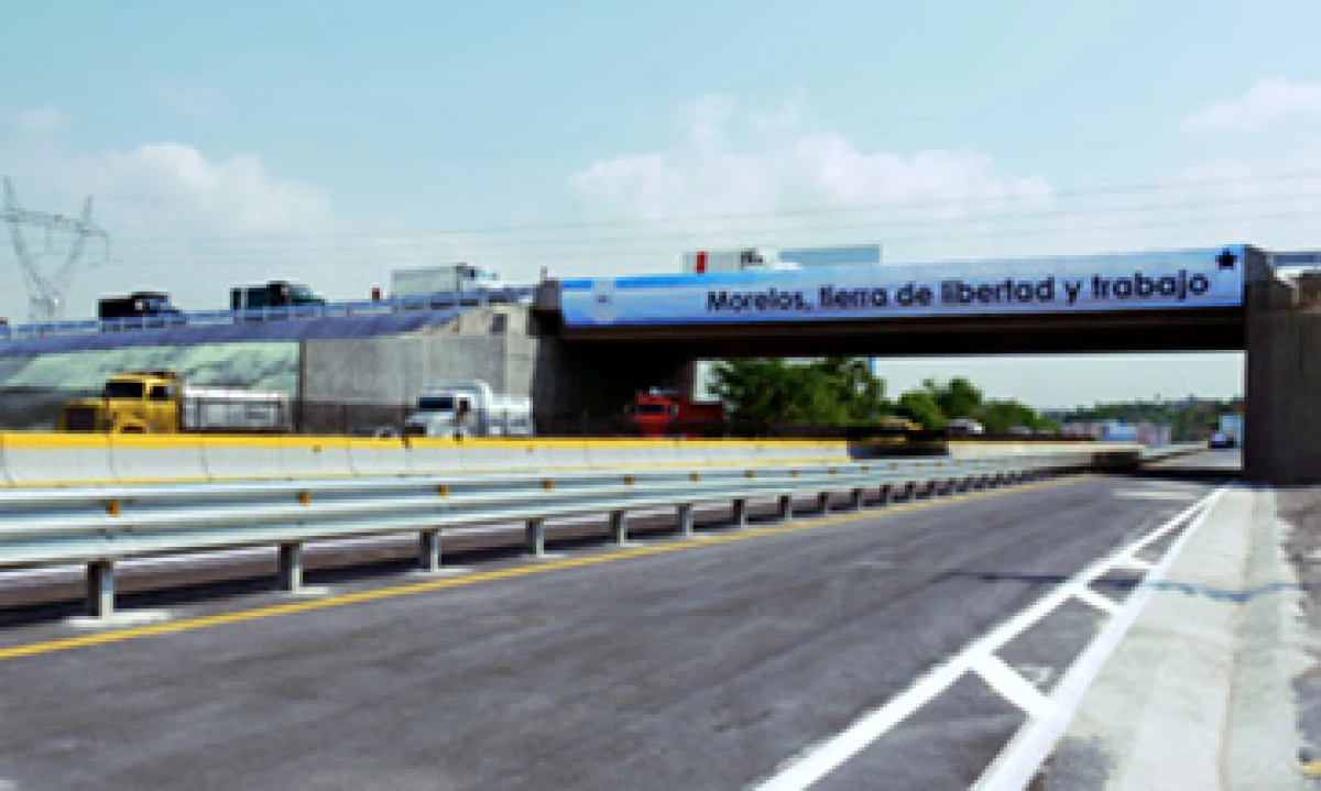 El nuevo distribuidor vial de Morelos contó con una inversión de 25 mdp (Foto: Cortesía Ara)
