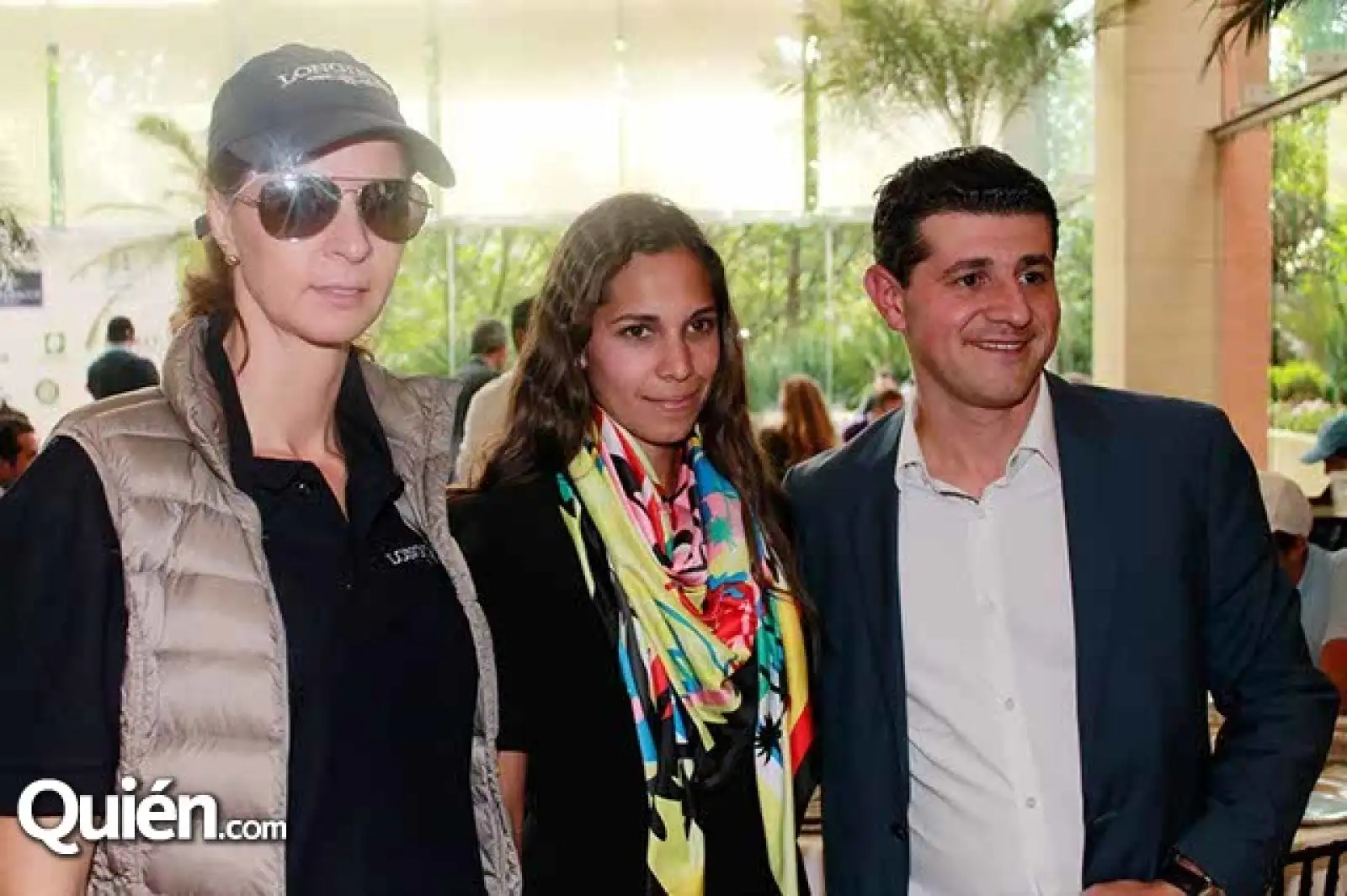 Verónica Peyrelongue,Aline Heydenreich y Cedric Audoubert