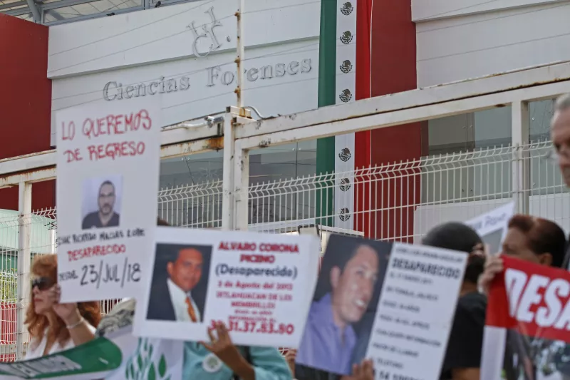 Manifestación Familiares Desaparecidos SEMEFO.