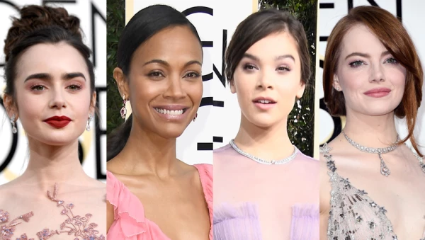 Lily Collins, Zoe Saldaña, Hailee Steinfeld y Emma Stone.