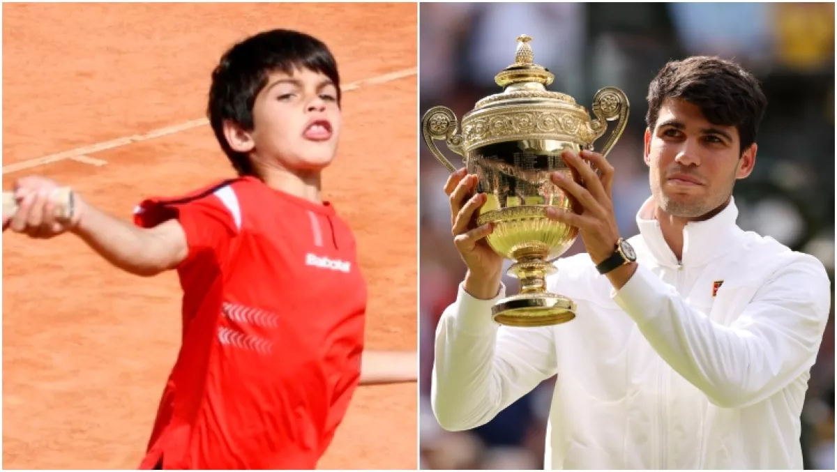 Carlos Alcaraz de niño