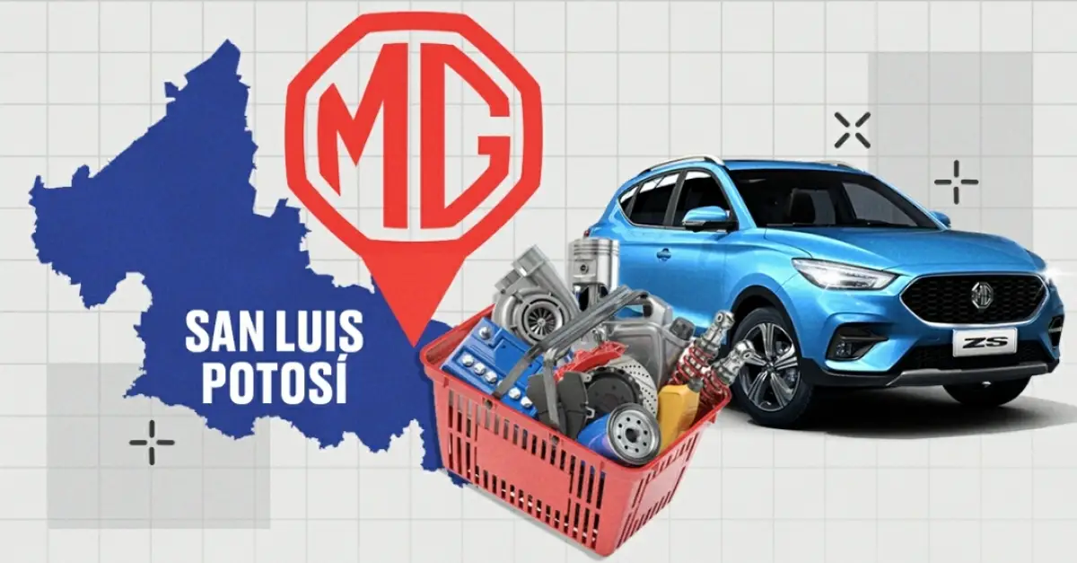 MG inaugura su centro de refacciones en SLP