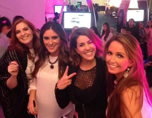 La ex Jeans. De izquierda a derecha: Angie, Melissa, Regina y Karla.