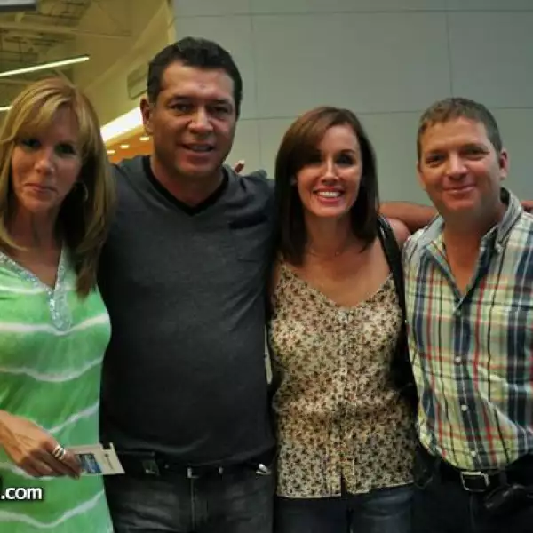 Gladys de Treviño,Arturo Treviño,Nancy de González y Ricardo González