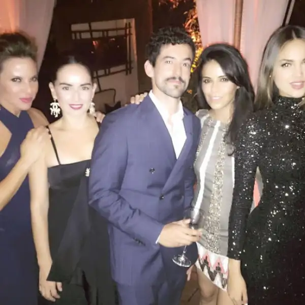 KAte, Ana, Luis Gerardo, Olga Segura y Eiza en los Emmy 2015.