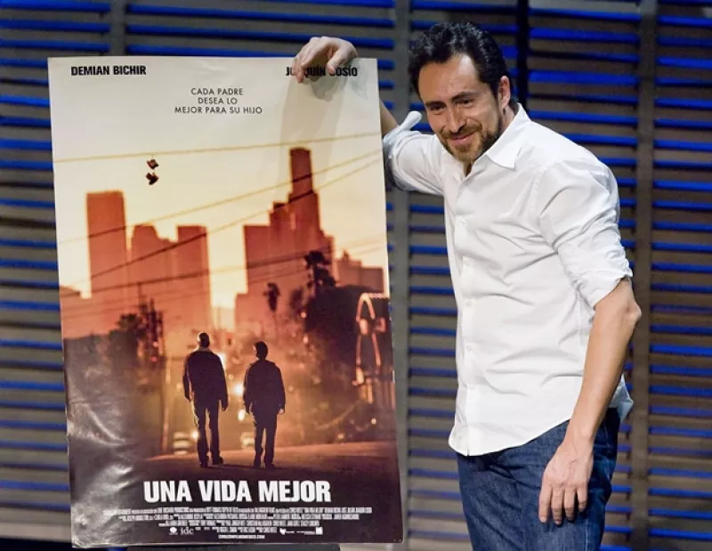 Reportes difundidos por USC Annenberg, IBM y Los Angeles Times, revelaron que Demian Bichir fue más tuiteado que Brad Pitt.