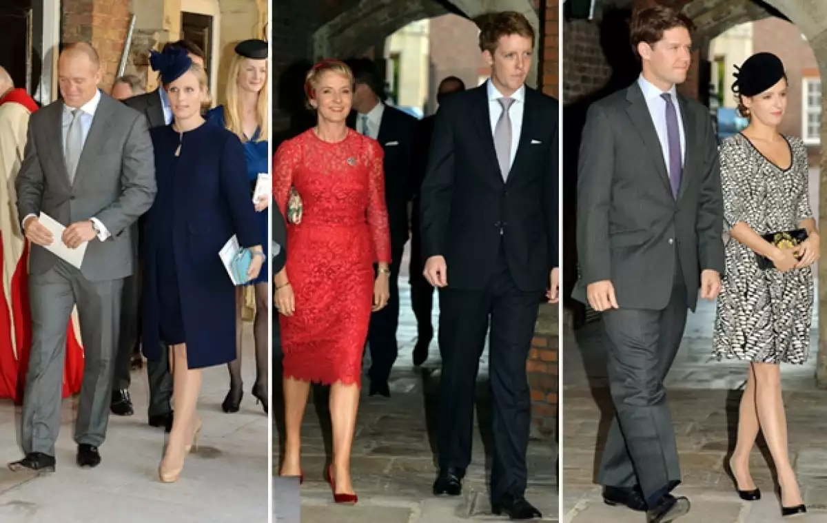 Zara Phillips fue de la única madrina de la familia real.