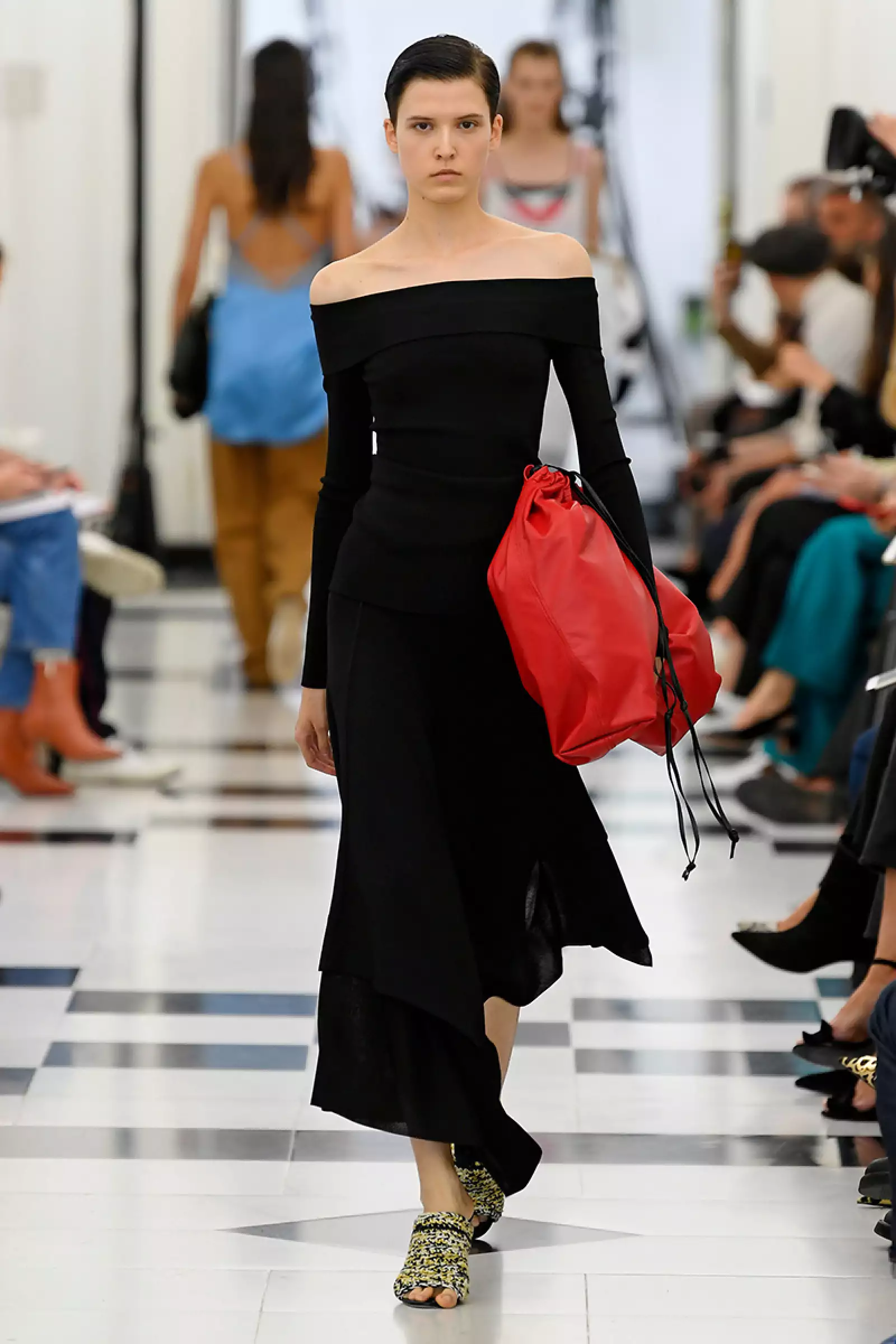 Victoria Beckham show, Runway, Spring Summer 2019, London Fashion Week, UK - 16 Sep 2018