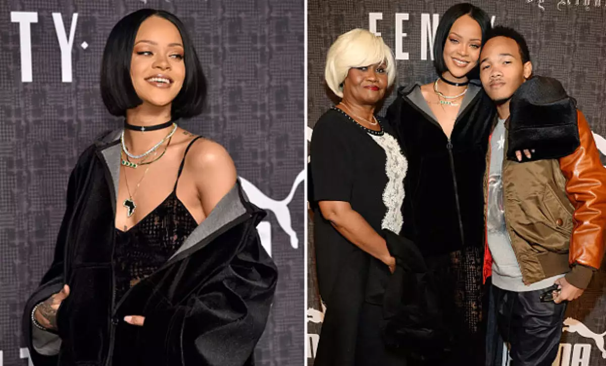 Su familia la apoyó durante el evento.