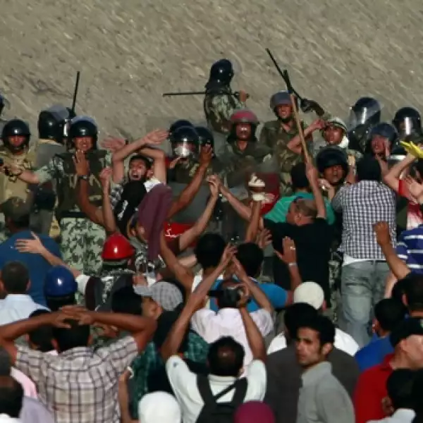 protesta en el cairo