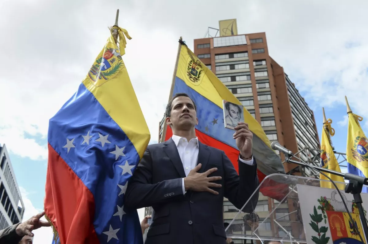 Juan Guaidó, líder opositor de Venezuela. 