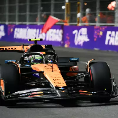 ¡Un Norris imparable! En un caótico ensayo en Las Vegas, logra el mejor tiempo