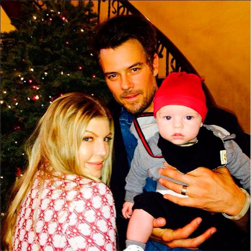 Esta es la imagen que la familia compartió en diciembre de 2013 como postal de Navidad.