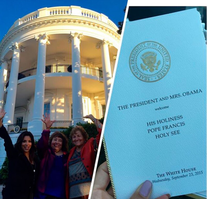 Eva fue parte de los invitados exclusivos a la Casa Blanca.