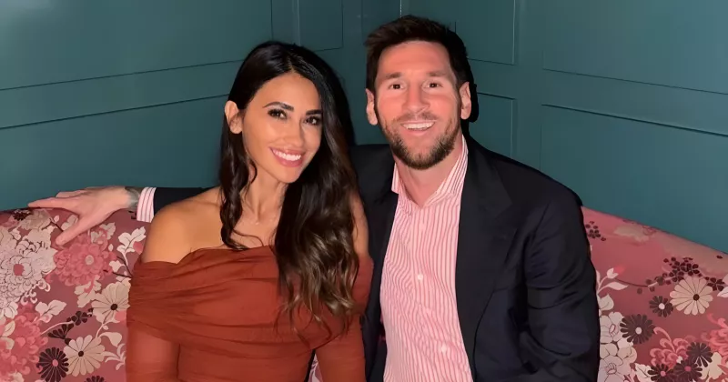 Antonela Roccuzzo y Lionel Messi 