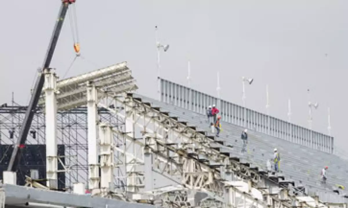 El Autódromo de los Hermanos Rodríguez es remodelado para recibir el evento de la Fórmula 1. (Foto: Cuartoscuro)