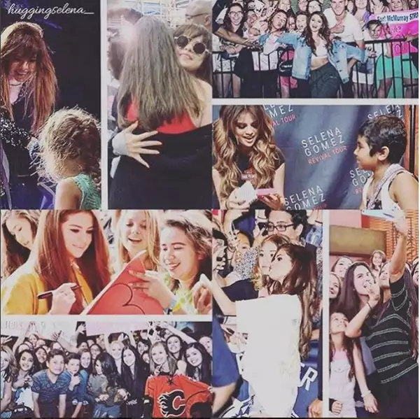 Selena respondió con esta foto en la que agradece el apoyo de sus fans.