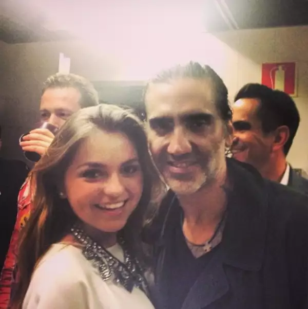 Sofía Castro está en España desde hace varios días por lo que aprovechó la ocasión para asistir, acompañada de su mamá.