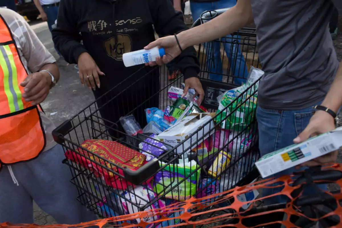 Apoyo en México después del terremoto del 19 de septiembre
