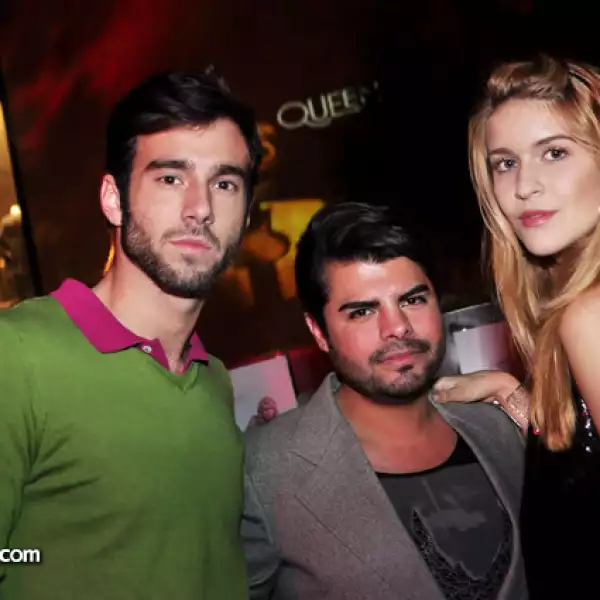 Javier Angulo,Sebastián Rivera e Isabel Jaime