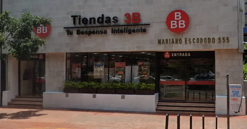 Fachada de Tienda 3B localizada en Polanco