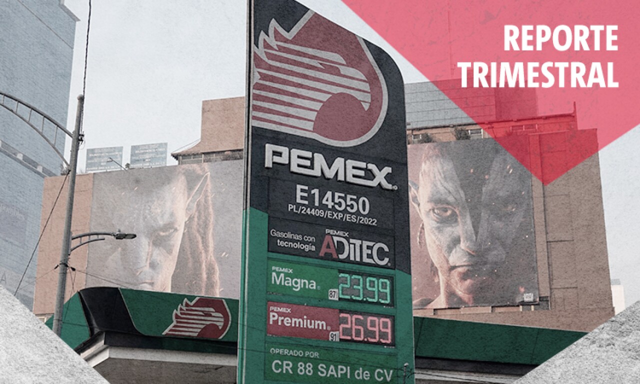 Pemex baja deuda a su menor nivel desde 2014