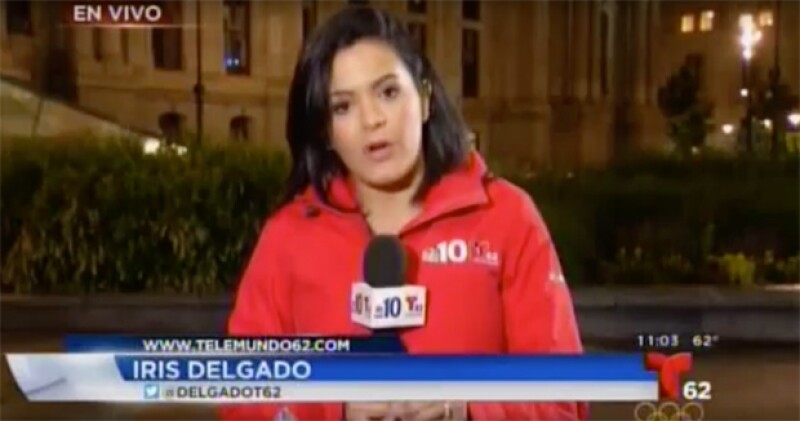 Iris Delgado es reportera en Telemundo 62.