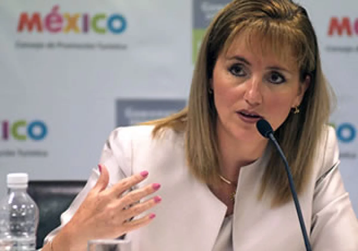 Gloria Guevara, titular de la Sectur, dijo que este año han llegado a México 21.4 millones de turistas extranjeros. (Foto: Notimex)