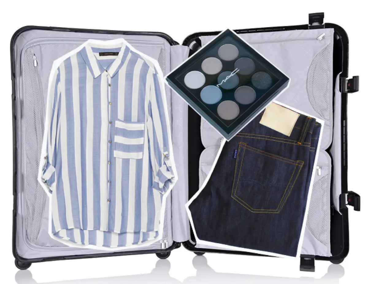 Trata de planear qué vas a usar en el viaje para poder llevar makeup acorde.