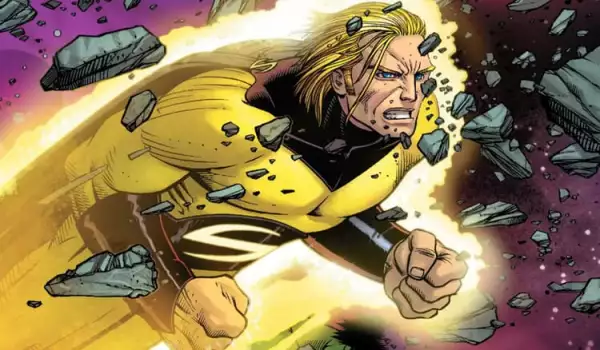 Ilustración de Sentry, el antihéroe de Marvel Comics.