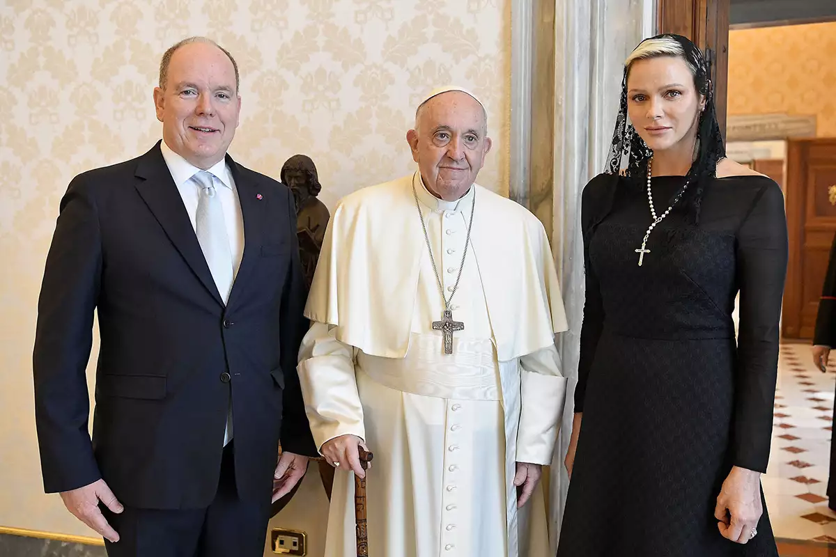 Monaco's Royals Meet Pope Francis, The Vatican, Rome, Italy - 20 Jul 2022