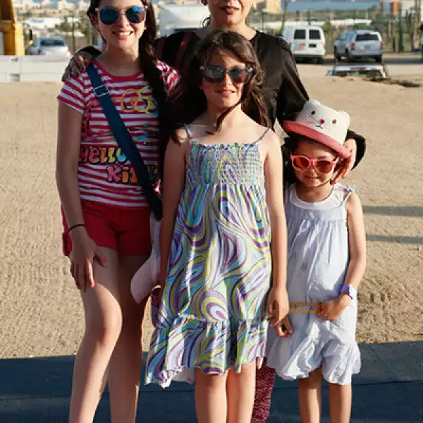 Laura, Bibiana, Sophie y Marielle de la Cruz