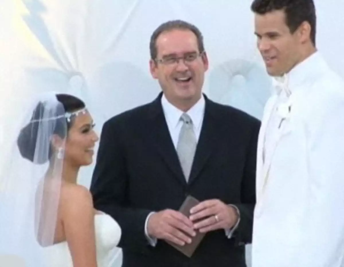 Kim y Kris tenían siete meses de relación hasta el momento de jurarse amor eterno.