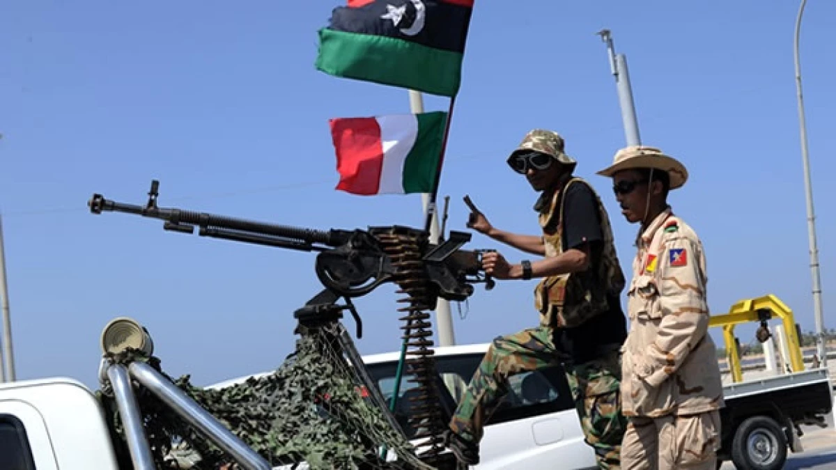 Rebeldes en Libia