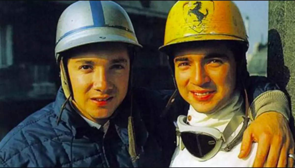 Foto de Pedro y Ricardo Rodríguez, pilotos mexicanos.