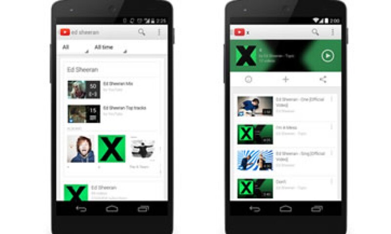 El servicio incluye acceso a Google Play Music. (Foto: Tomada de youtube-global.blogspot.mx/ )