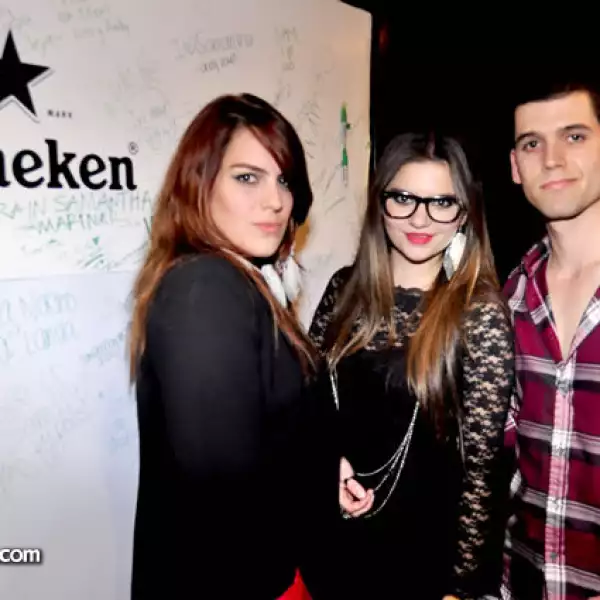 Isa Garza,Adriana Garza y Horacio Lozano