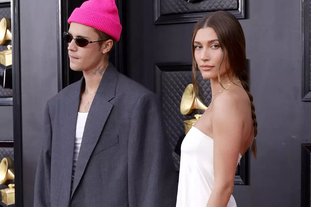 Justin Bieber y su esposa Hailey Bieber