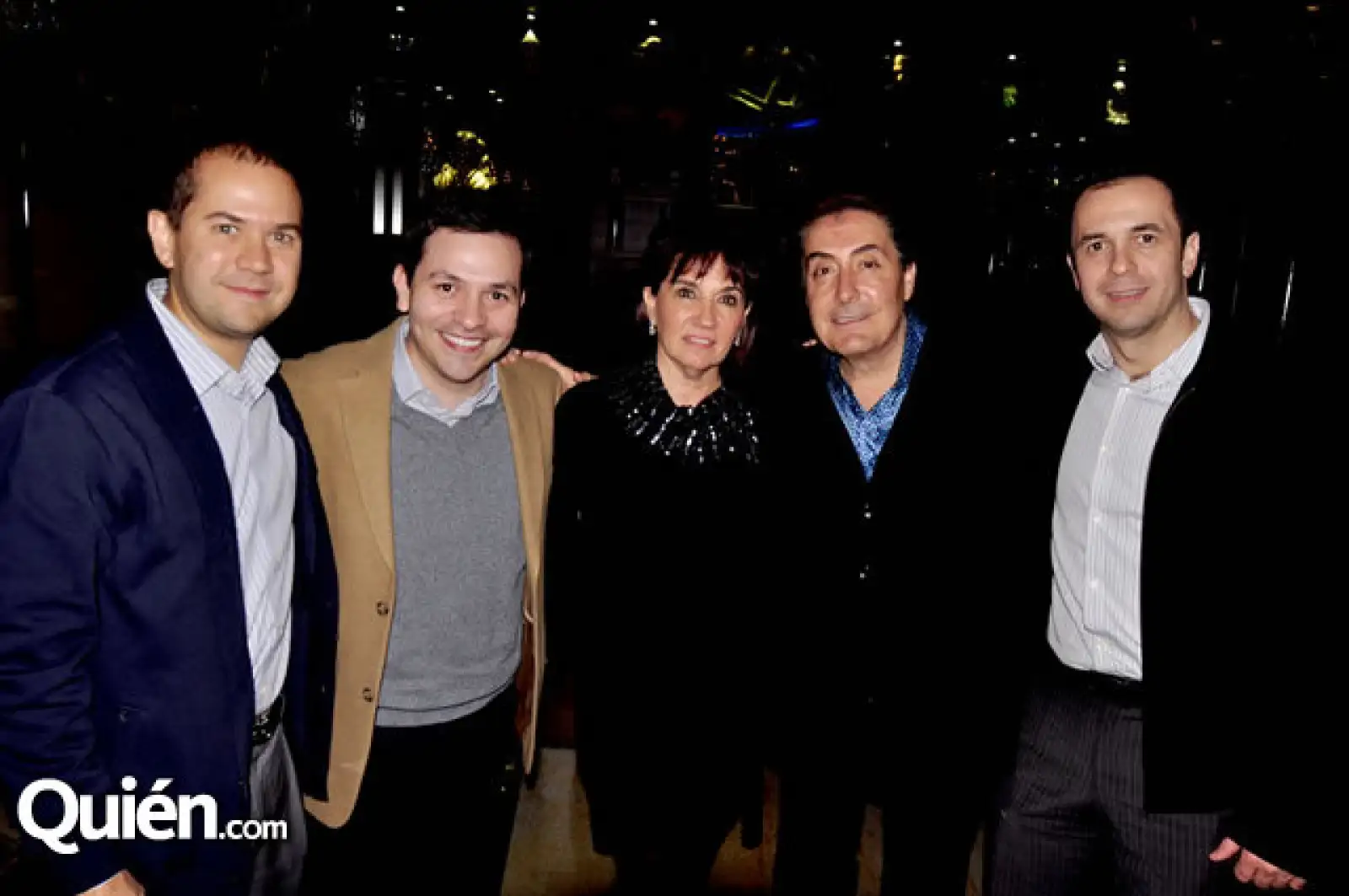 Gabriel Navarro, Mauricio Morales, Irma Reyes de Saenz, Horacio Saenz y Alexis Schmidt