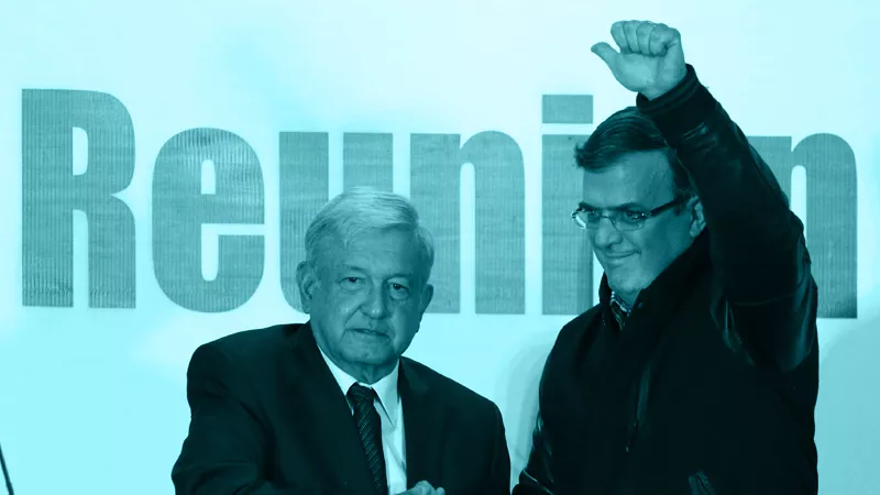 AMLO y Ebrard