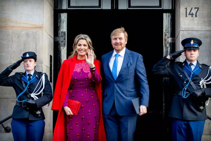 Máxima de Holanda y el rey Guillermo