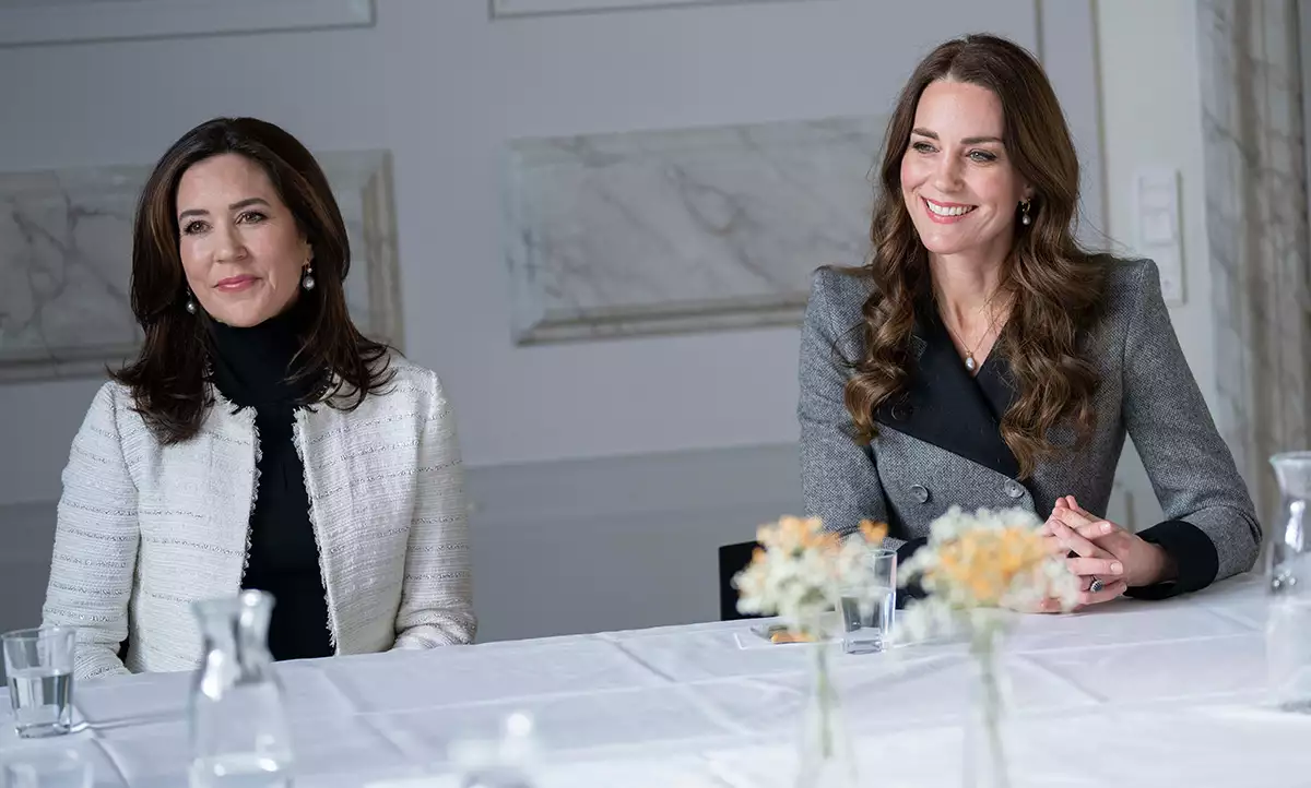 Catherine Duchess of Cambridge and Crown Princess Mary visit to the Danner Crisis Centre, Copenhagen, Denmark - 23 Feb 2022