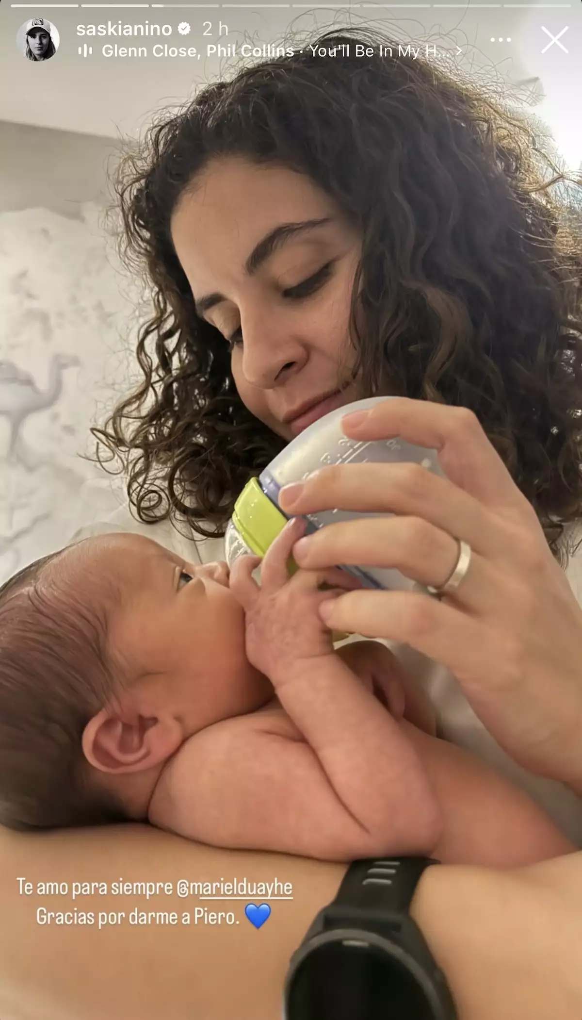 ¡Bienvenido Peiro! Ya nació el segundo bebé de Saskia Niño de Rivera y Mariel Duayhe 