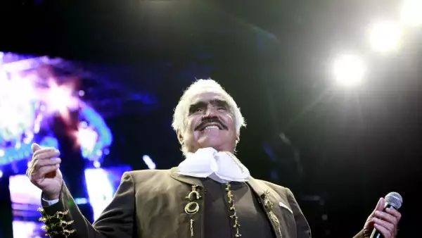 Vicente Fernandez in concert at Arena VFG on February 16, 2013 in Guadalajara, Mexico. (Photo by Omar Sabik/Clasos.com)