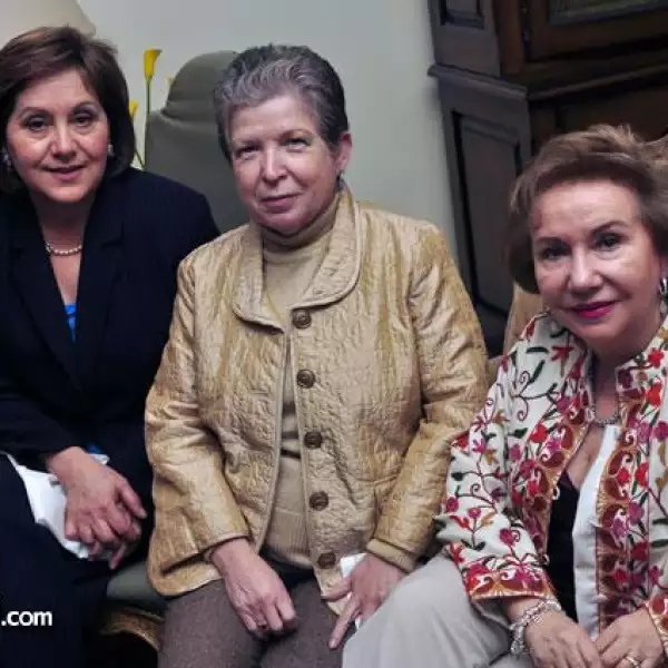Tita Lozano,Catalina Galán de Cortés y Mágala Muret de Figaldo