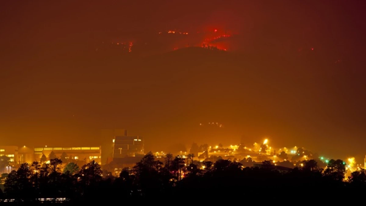 incendios en las cercanias de los alamos