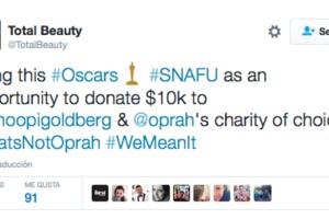 El sitio donará 10 mil dólares a la organización que Oprah y Whoopi elijan.