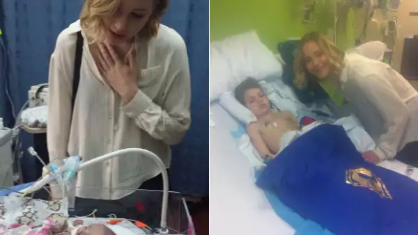 La actriz mostró su lado más humanitario al hacer una visita en perfil bajo a un hospital en Kentucky, donde alegró el día a los pequeños que no pudieron tener una Navidad en casa.