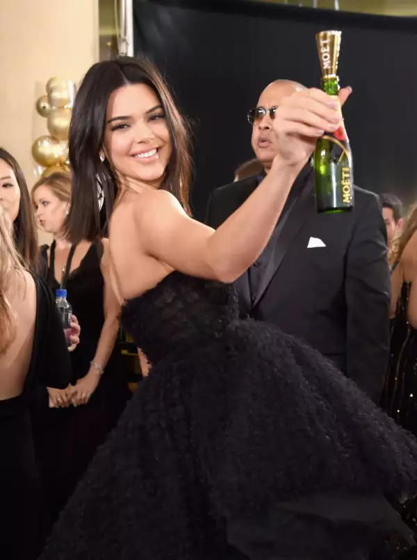 Moet & Chandon At The 75th Annual Golden Globe Awards - Red Carpet