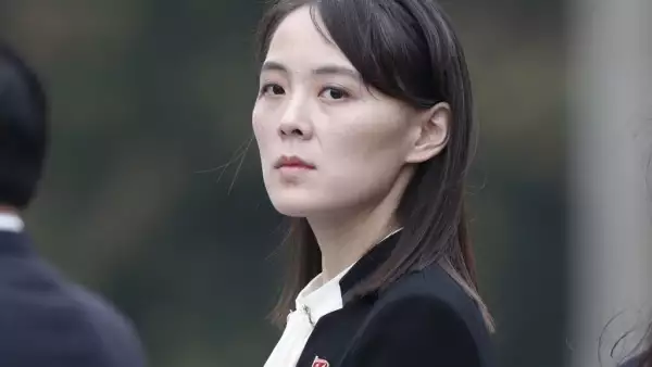 La hermana de Kim Jong Un, Kim Yo Jong, asiste a una ceremonia en Hanoi, Vietnam. 